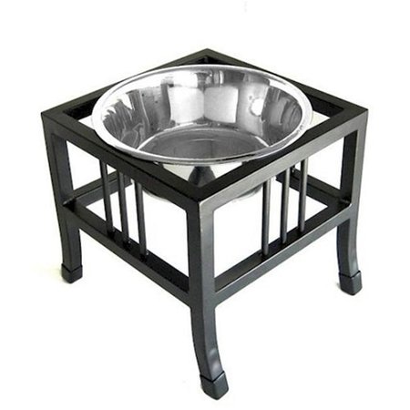 PETS STOP Pets Stop RSB13 Baron Heavy Duty Raised Dog Bowl - Small RSB13